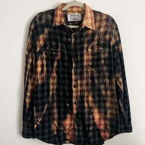 Franklin Flannels Upcycled Bleach Dye Flannel Shirt